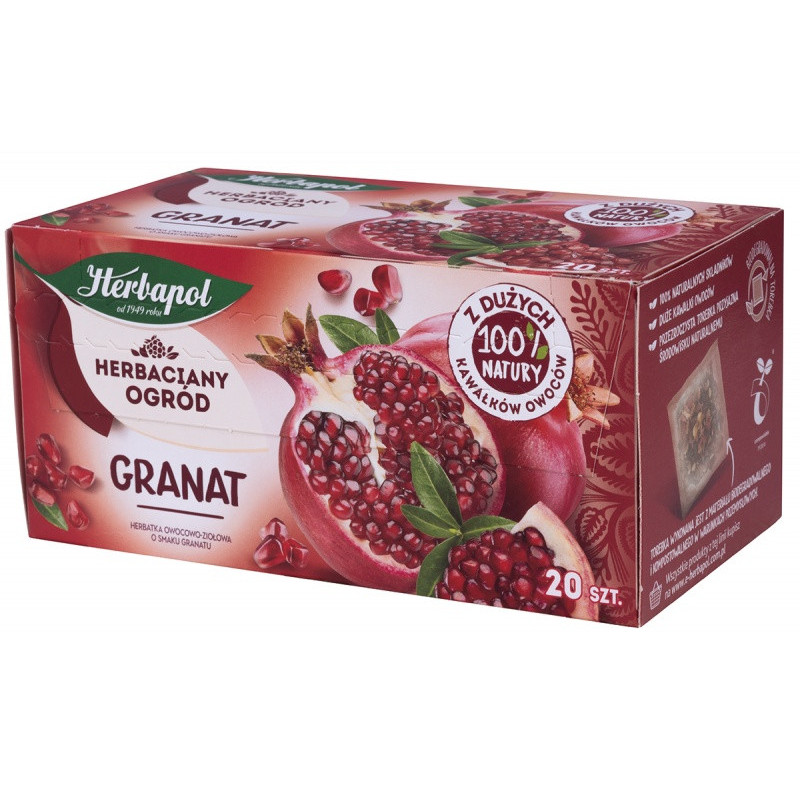Herbata HERBAPOL Herbaciany Ogród, 20 torebek, granat