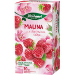Herbata HERBAPOL ziołowo-owocowa, 20 torebek, malina z kwiatem róży
