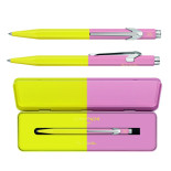 Długopis CARAN D'ACHE 849 Paul Smith Edycja 4, M, w pudełku, Chartreuse/Rose