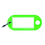 Zawieszki na klucze OFFICE PRODUCTS, 50x20mm, 10szt., zielone