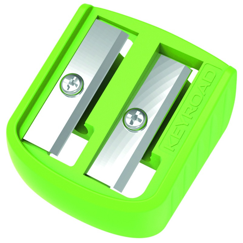 Temperówka plastikowa KEYROAD Easy-Sharp, podwójna, 72 szt., w tubie, mix kolorów