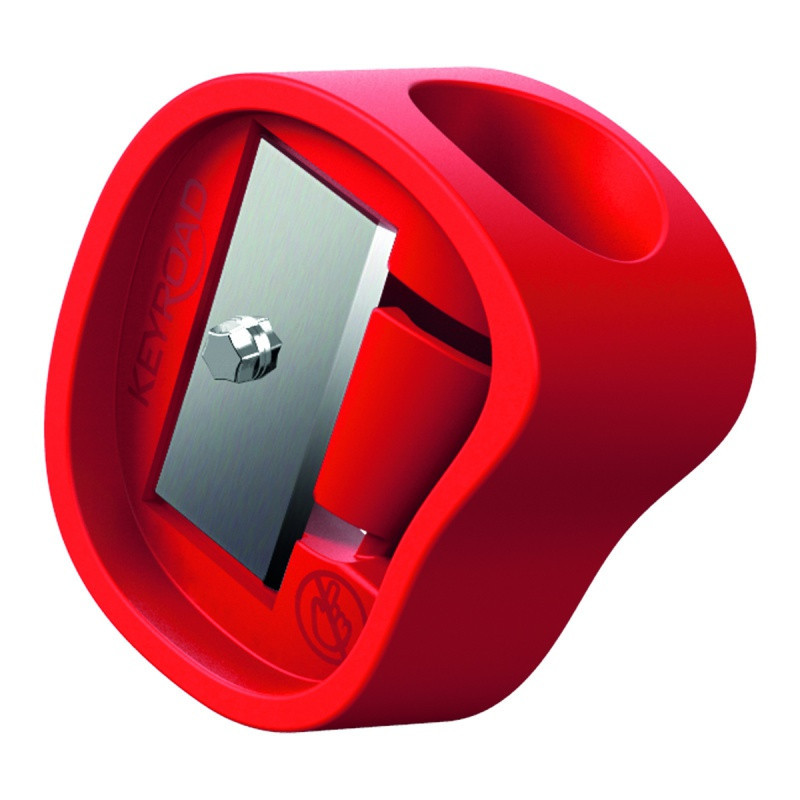 Temperówka plastikowa KEYROAD Max, jumbo, pojedyncza, display, mix kolorów