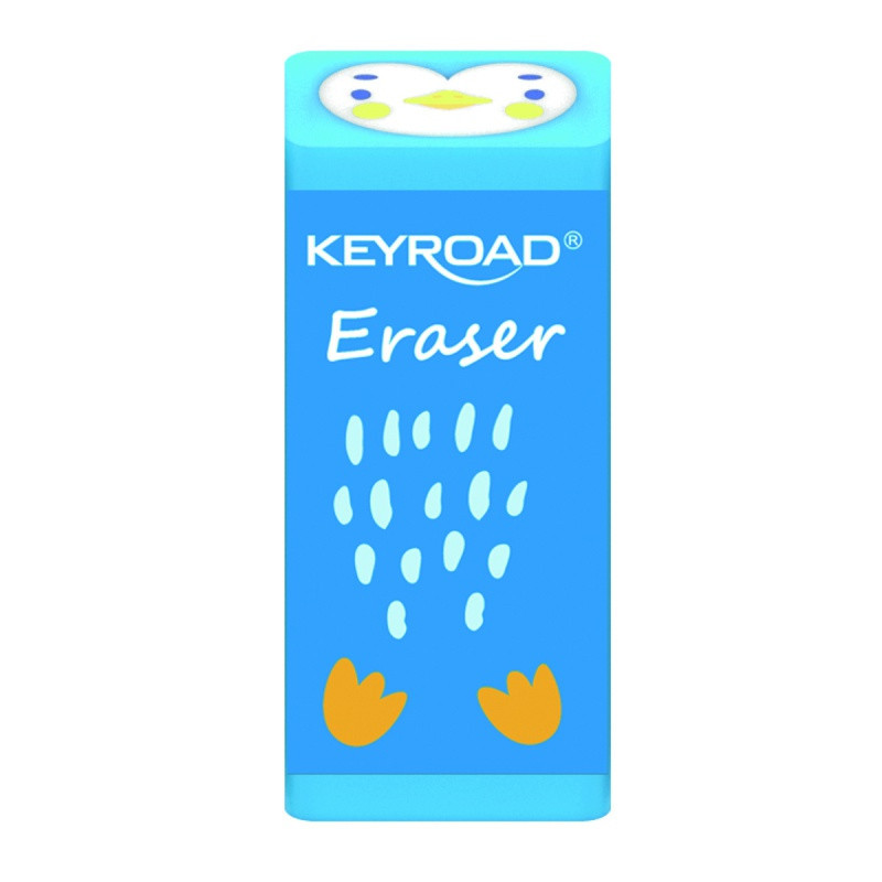 Gumka do ścierania KEYROAD, zwierzęta, display, mix kolorów