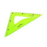 Ekierka KEYROAD, 13 cm, 45 stopni, elastyczna, zawieszka, mix kolorów