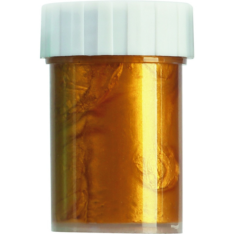 Farby plakatowe KEYROAD Metallic, 6x22ml, pędzelek gratis, w pudełku, mix kolorów