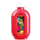 Farba plakatowa KEYROAD, Fluo, 300ml, butelka, neonowa czerwona