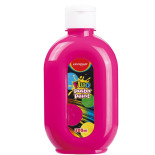 Farba plakatowa KEYROAD, Fluo, 300ml, butelka, neonowa różowa