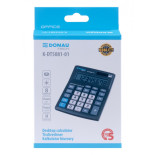 Kalkulator biurowy DONAU TECH OFFICE, CI-CMB801BK, 8-cyfr. wyświetlacz, wym. 137x101x30mm, czarny