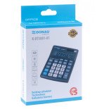 Kalkulator biurowy DONAU TECH OFFICE, CI-CMB801BK, 8-cyfr. wyświetlacz, wym. 137x101x30mm, czarny
