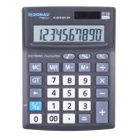 Kalkulator biurowy DONAU TECH OFFICE, CI-CMB1001BK, 10-cyfr. wyświetlacz, wym. 137x101x30mm, czarny