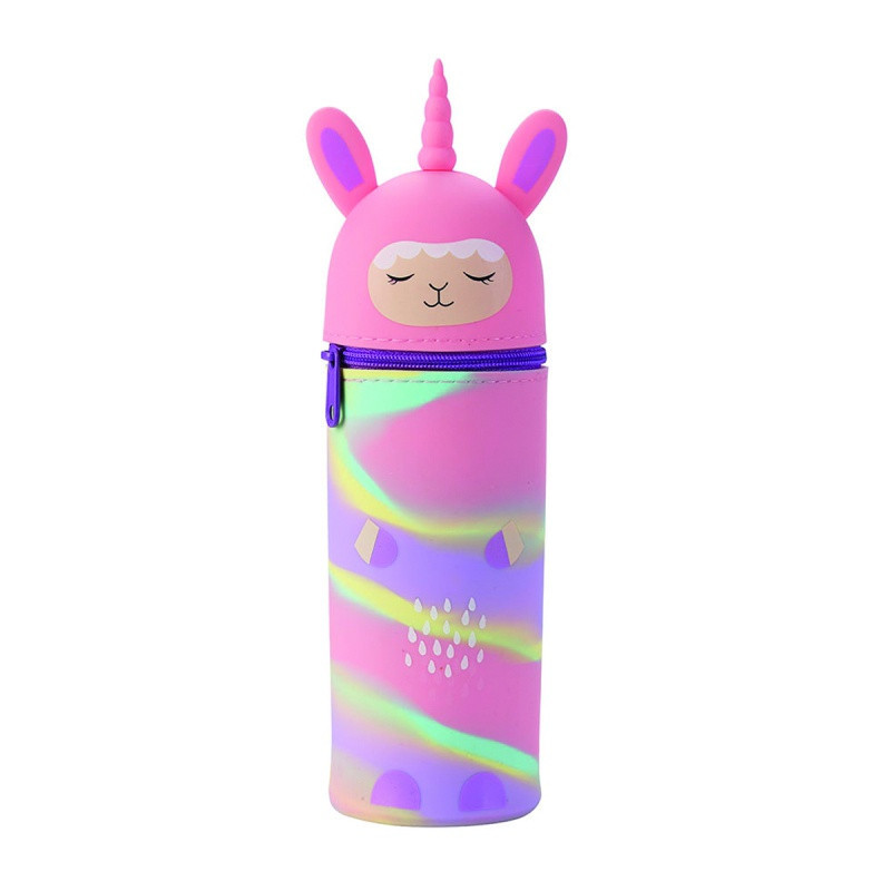 Piórnik silikonowy KEYROAD, pastel, tuba