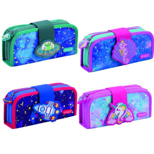 Piórnik kosmetyczka KEYROAD, bez wyposażenia, 22,5x11x6 cm, mix kolorów