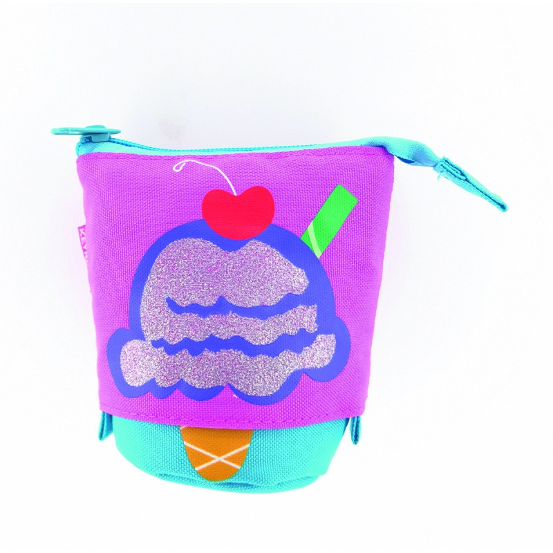 Piórnik KEYROAD, stojący, 23x5,5 cm, mix kolorów