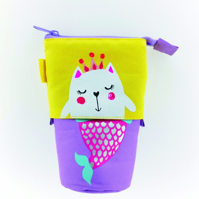 Piórnik KEYROAD, stojący, 23x5,5 cm, mix kolorów