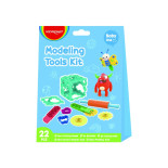 Zestaw do modeliny dla dzieci KEYROAD, nóż z walkiem, szablony, pudełko