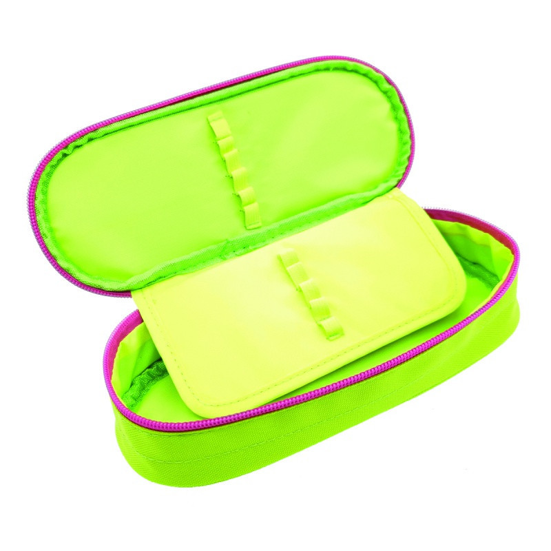 Piórnik owalny KEYROAD, bez wyposażenia, 22x9x5,5 cm, mix kolorów