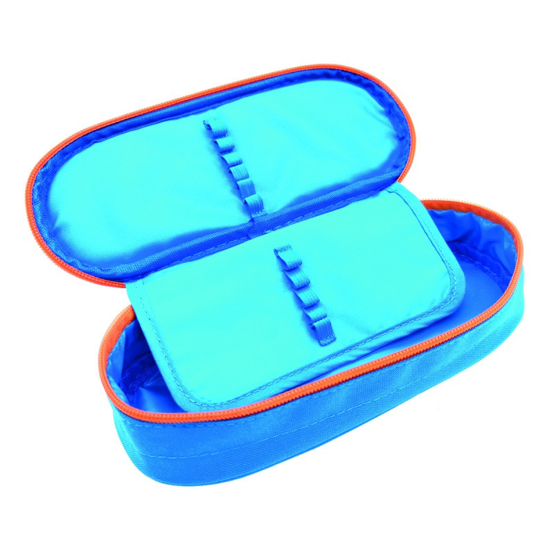 Piórnik owalny KEYROAD, bez wyposażenia, 22x9x5,5 cm, mix kolorów