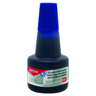 Tusz olejowy do pieczątek metalowych OFFICE PRODUCTS, 30ml, niebieski