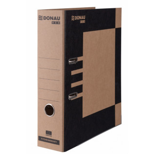 Segregator DONAU ECO MAXI, FSC, A4/80mm, brązowo-czarny