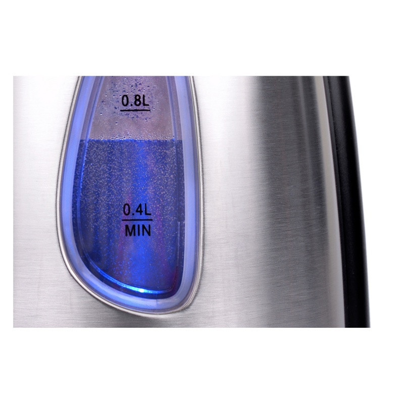 Czajnik elektryczny ADLER AD 1203, 1L, metal, srebrny