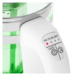 Czajnik elektryczny ADLER AD 1299, 1,5L, z regulacją temperatury i zaparzaczem, szklany, biały