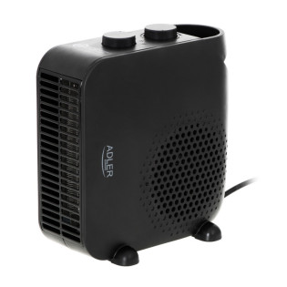 Termowentylator ADLER AD 7725b, z regulacją siły nadmuchu, czarny