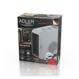 Termowentylator ADLER AD 7725w, z regulacją siły nadmuchu, biały