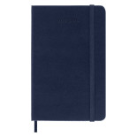 Kalendarz tygodniowy MOLESKINE 2023/24, 18M, P, twarda oprawa, sapphire blue