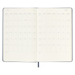 Kalendarz tygodniowy MOLESKINE 2023/24, 18M, L, twarda oprawa, sapphire blue
