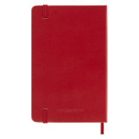 Kalendarz tygodniowy MOLESKINE 2023/24, 18M, P, twarda oprawa, scarlet red