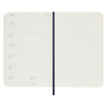 Kalendarz tygodniowy MOLESKINE 2023/24, 18M, P, miękka oprawa, sapphire blue