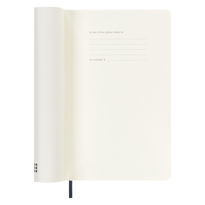 Kalendarz tygodniowy MOLESKINE 2023/24, 18M, L, miękka oprawa, sapphire blue