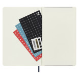 Kalendarz tygodniowy MOLESKINE 2023/24, 18M, L, miękka oprawa, sapphire blue