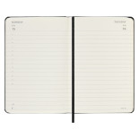 Kalendarz dzienny MOLESKINE 2024, 12M, P, twarda oprawa, czarny