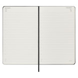 Kalendarz dzienny MOLESKINE 2024, 12M, L, twarda oprawa, czarny