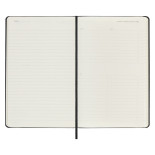 Kalendarz tygodniowy vertykalny MOLESKINE PRO 2024, 12M, L, twarda oprawa, czarny