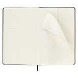 Kalendarz tygodniowy vertykalny MOLESKINE PRO 2024, 12M, L, twarda oprawa, czarny