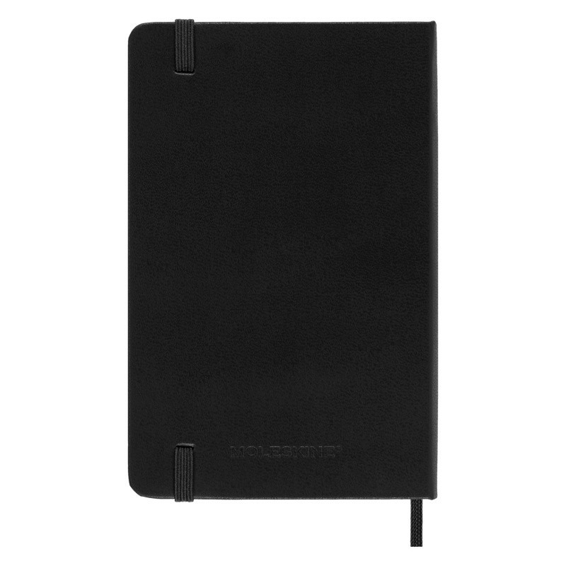 Kalendarz tygodniowy vertykalny MOLESKINE 2024, 12M, P, twarda oprawa, czarny