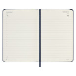 Kalendarz dzienny MOLESKINE 2024, 12M, P, twarda oprawa, sapphire blue