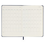 Kalendarz dzienny MOLESKINE 2024, 12M, P, twarda oprawa, sapphire blue