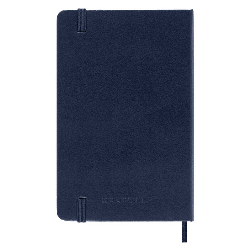Kalendarz dzienny MOLESKINE 2024, 12M, P, twarda oprawa, sapphire blue