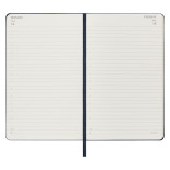 Kalendarz dzienny MOLESKINE 2024, 12M, L, twarda oprawa, sapphire blue