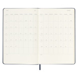 Kalendarz dzienny MOLESKINE 2024, 12M, L, twarda oprawa, sapphire blue
