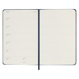 Kalendarz tygodniowy MOLESKINE 2024, 12M, P, twarda oprawa, sapphire blue