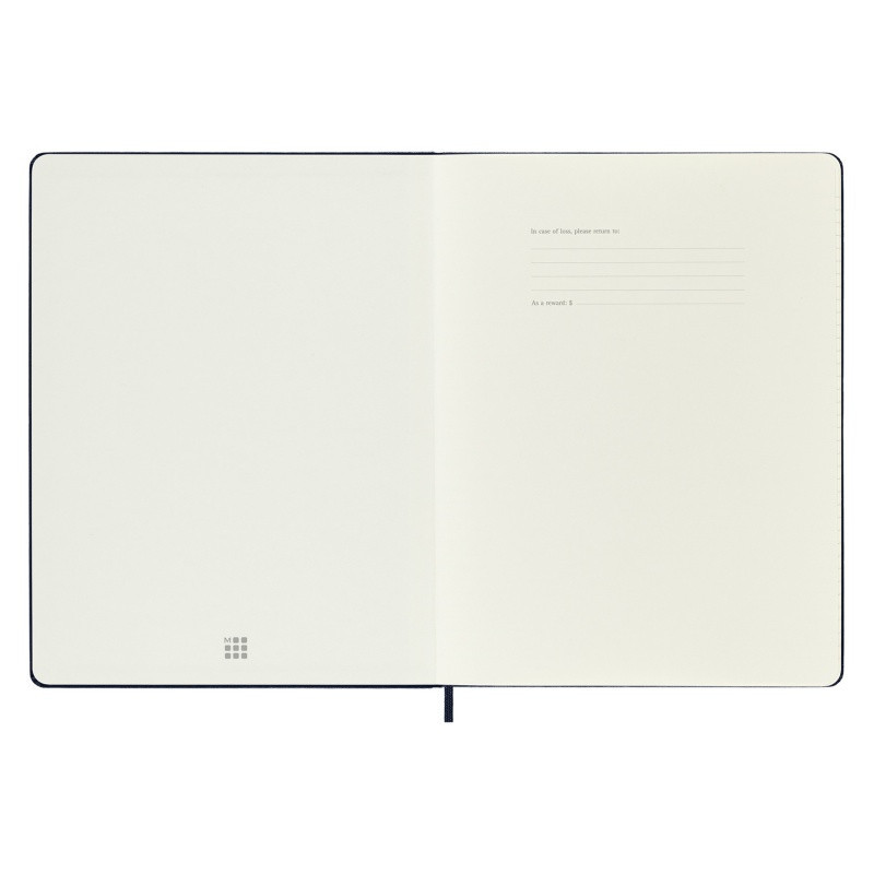 Kalendarz tygodniowy MOLESKINE 2024, 12M, XL, twarda oprawa, sapphire blue