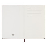 Kalendarz tygodniowy MOLESKINE 2024, 12M, P, twarda oprawa, burgundy red