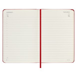 Kalendarz dzienny MOLESKINE 2024, 12M, P, twarda oprawa, scarlet red