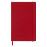 Kalendarz dzienny MOLESKINE 2024, 12M, L, twarda oprawa, scarlet red