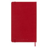 Kalendarz dzienny MOLESKINE 2024, 12M, L, twarda oprawa, scarlet red