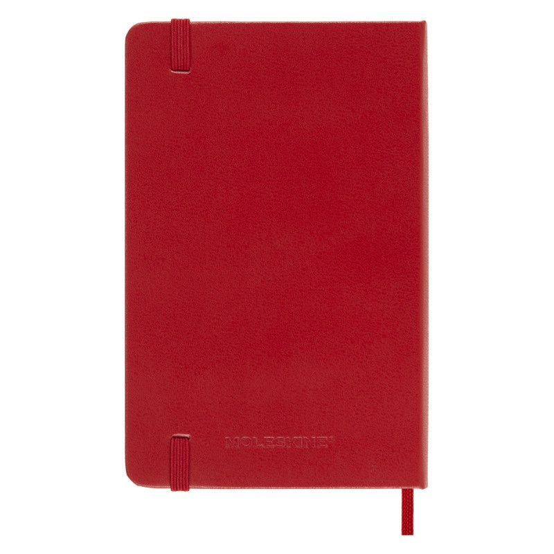 Kalendarz tygodniowy MOLESKINE 2024, 12M, P, twarda oprawa, scarlet red